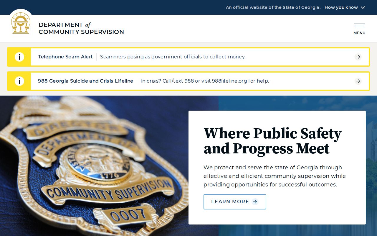 Grady County criminal records Georgia community supervision gateway
